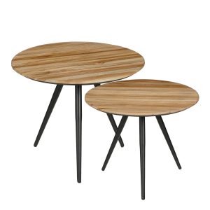 Bijzettafel duo Jailey Teak